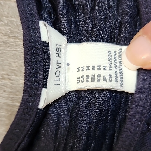 I Love H81 brand cropped TShirt - Picture 7 of 8